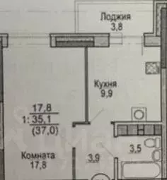 1-к кв. Удмуртия, Ижевск ул. Архитектора П.П. Берша, 16 (35.1 м) - Фото 2