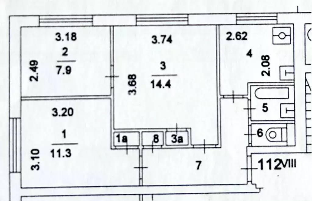 3-к кв. Москва ул. Демьяна Бедного, 4 (50.5 м) - Фото 1