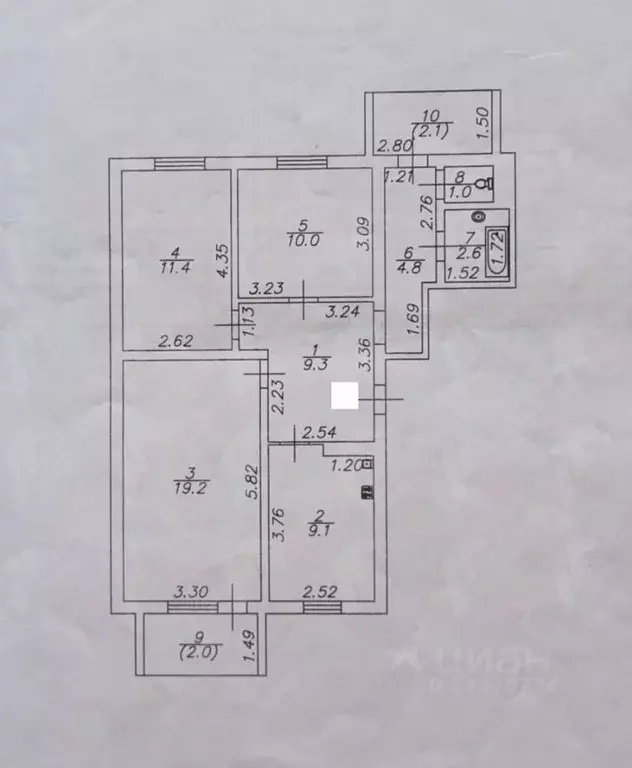 3-к кв. Астраханская область, Нариманов Волгоградская ул., 20 (67.4 м) - Фото 1