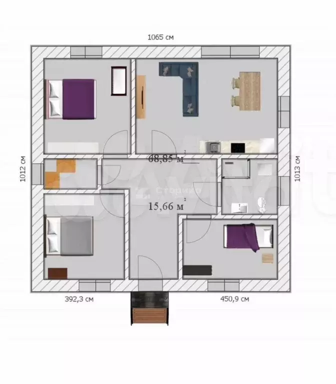 Дом 100 м на участке 6,2 сот. - Фото 0