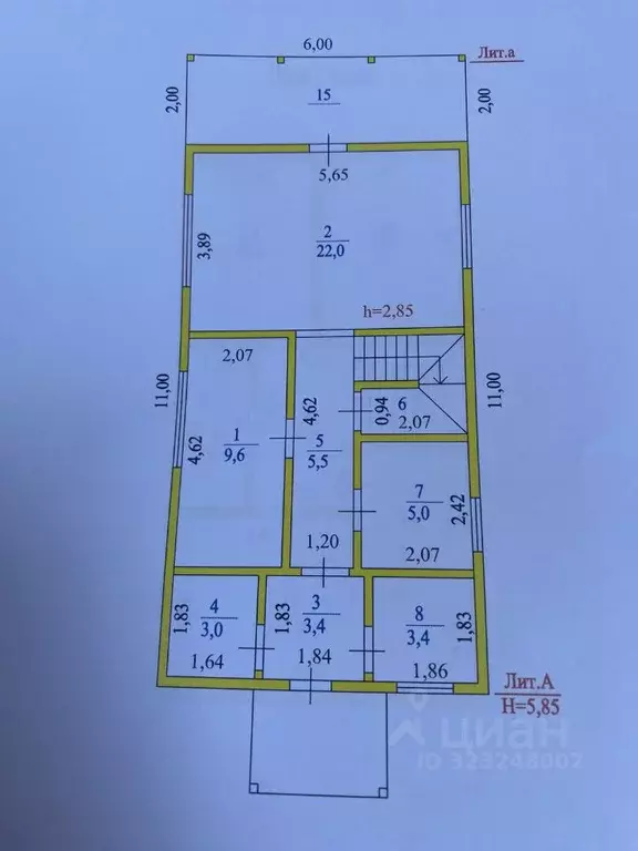 Дом в Ленинградская область, Ломоносовский район, Пениковское с/пос, ... - Фото 2