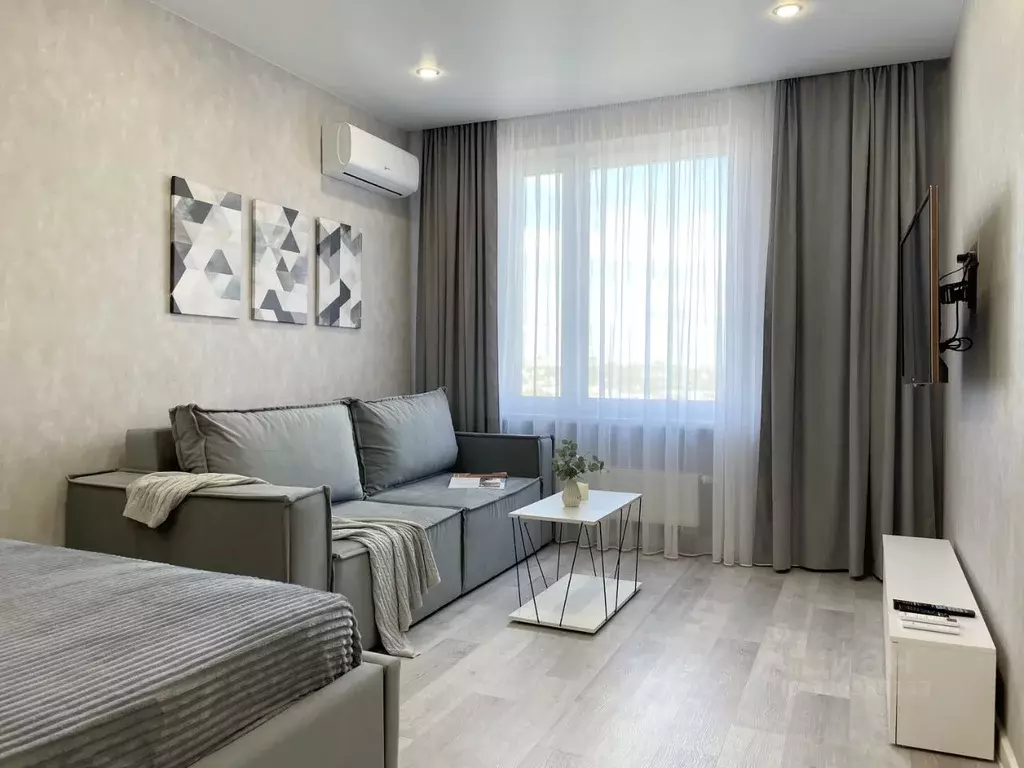 1-к кв. Татарстан, Казань ул. Мансура Хасанова, 19 (45.0 м) - Фото 1