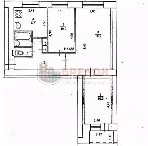 3-к кв. Ростовская область, Ростов-на-Дону ул. Содружества, 80 (57.2 ... - Фото 0