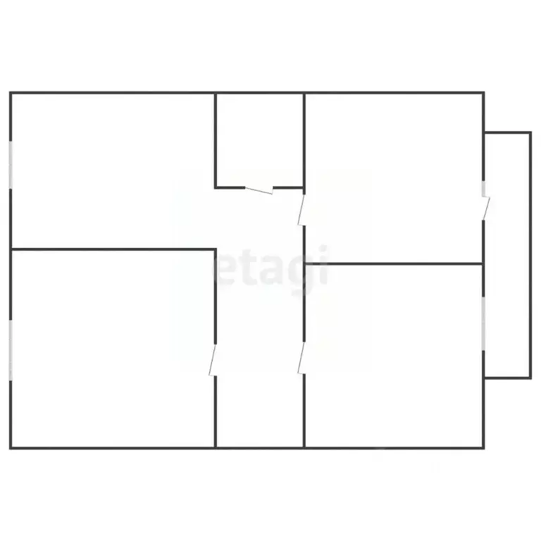 3-к кв. Курская область, Курск Красная пл., 2/4 (70.0 м) - Фото 1