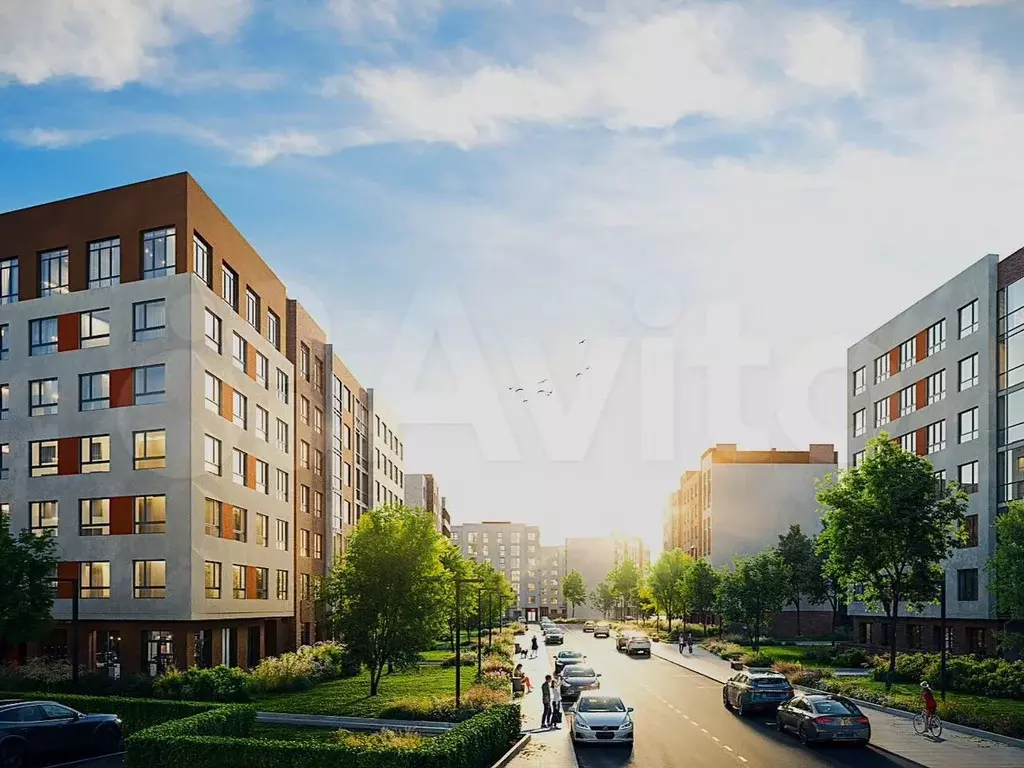 3-к. квартира, 73,5 м, 2/7 эт. - Фото 0