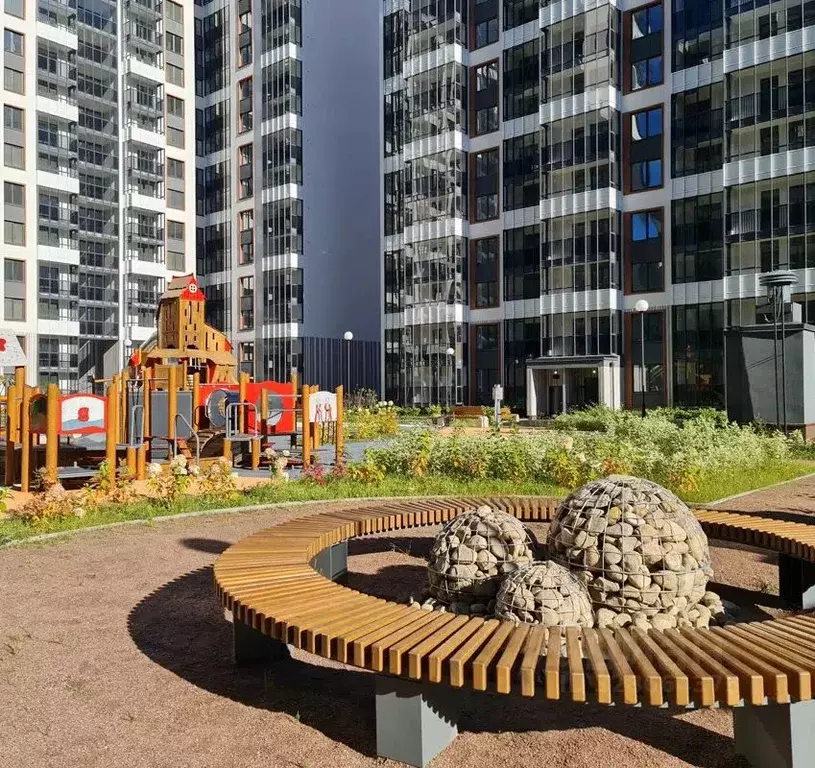 1-к кв. Санкт-Петербург ул. Верхне-Каменская, 11к1 (33.5 м) - Фото 1