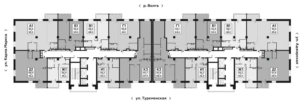 3-к кв. Волгоградская область, Волгоград Тулака мкр, ул. ... - Фото 0