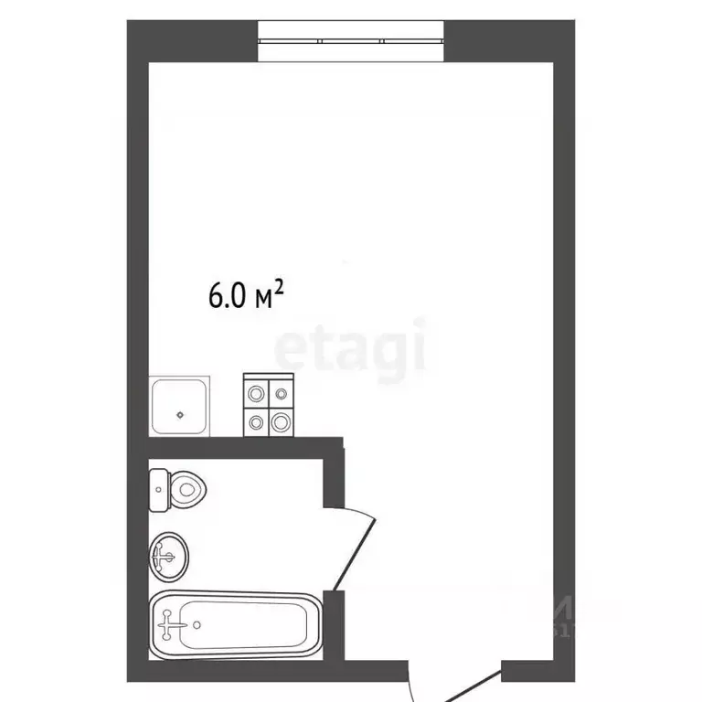Студия Ямало-Ненецкий АО, Муравленко Школьная ул., 9 (22.3 м) - Фото 1