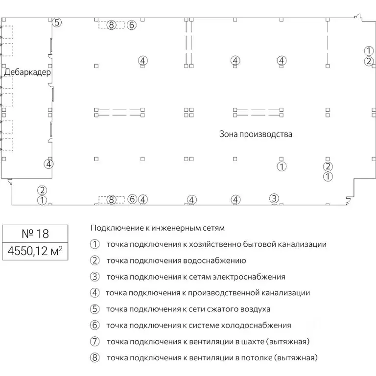 Производственное помещение в Москва Рябиновая ул., 42АС10 (4550 м) - Фото 1