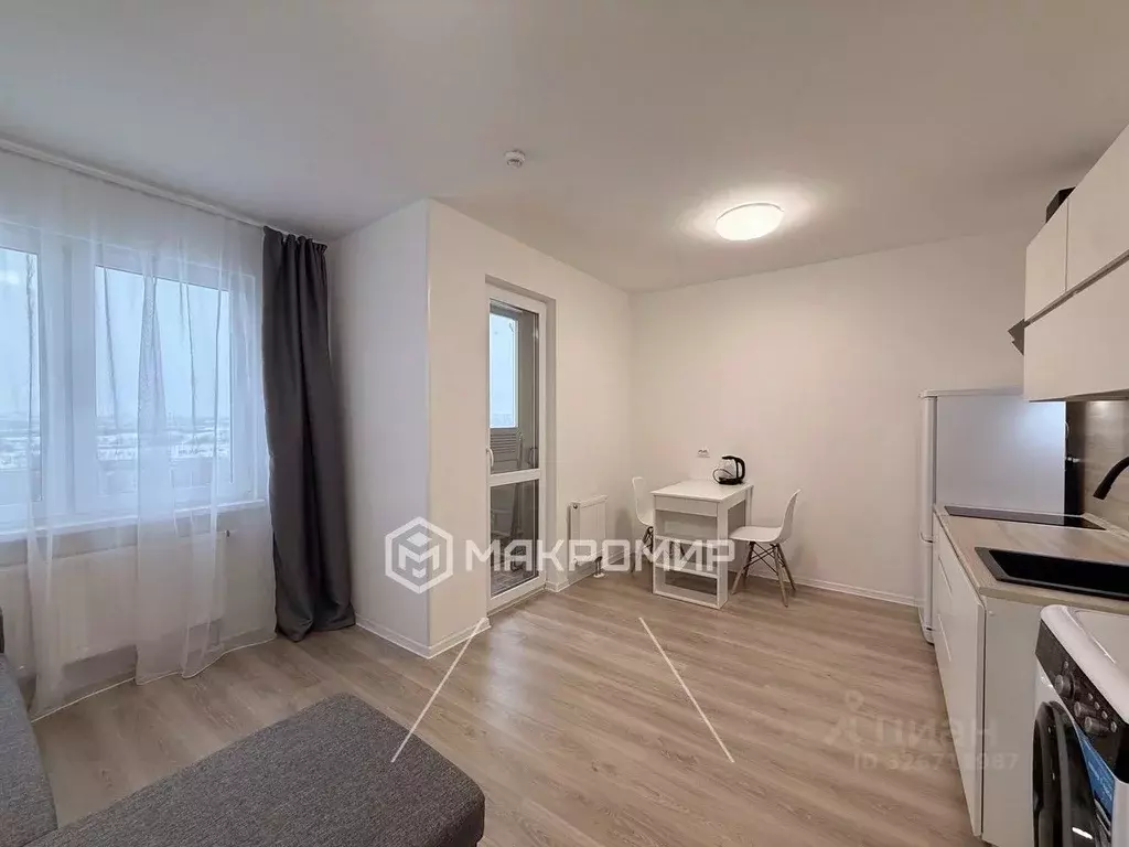 Студия Санкт-Петербург ул. Чарушинская, 32 (23.0 м) - Фото 2