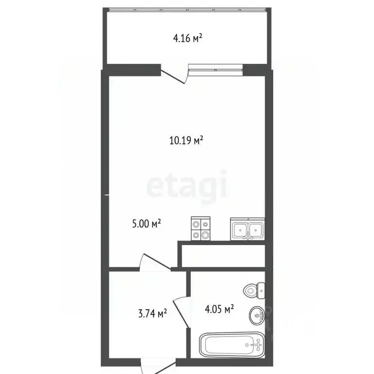 Студия Ленинградская область, Всеволожский район, Заневское городское ... - Фото 1