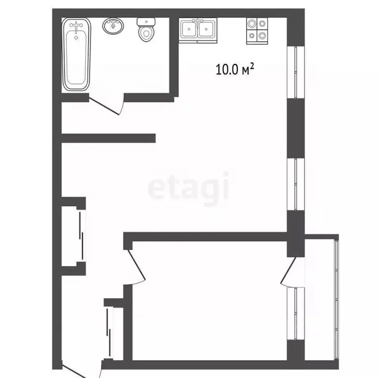 2-к кв. Москва ул. Кедрова, 4К1 (62.0 м) - Фото 2
