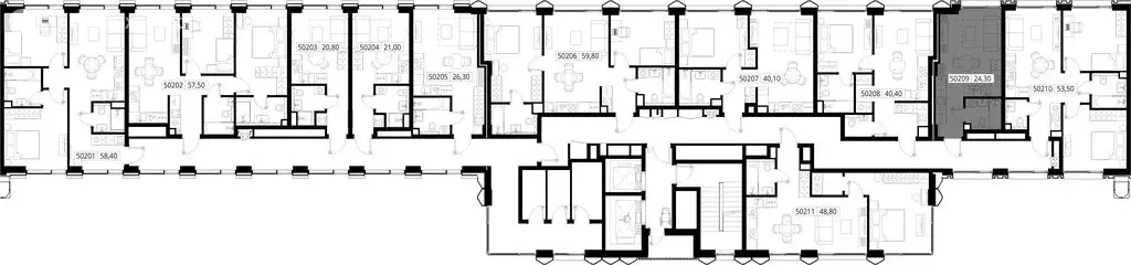 Квартира-студия: Москва, ЖК Ситизен, к4 (24.3 м) - Фото 0