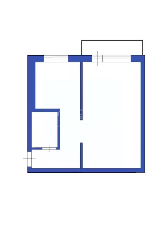 1-к кв. Кемеровская область, Кемерово Инициативная ул., 18А (32.0 м) - Фото 2