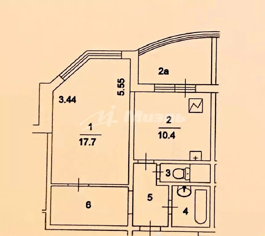 Продается 1-комнатная квартира - Фото 1