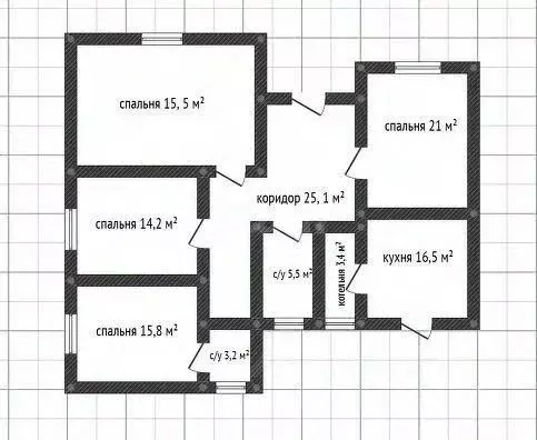 Дом в Адыгея, Майкоп городской округ, Гавердовский хут.  (120 м) - Фото 2