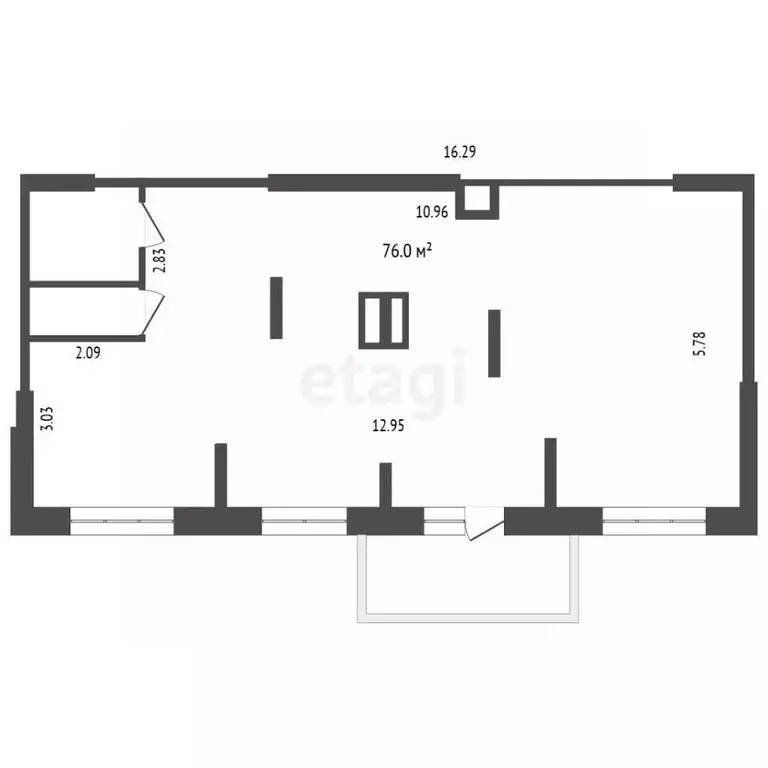 Помещение свободного назначения в Москва Муравская ул., 42к2 (76 м) - Фото 2