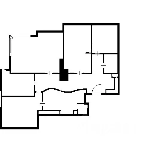 4-к кв. Москва 1-й Смоленский пер., 17 (204.2 м) - Фото 2