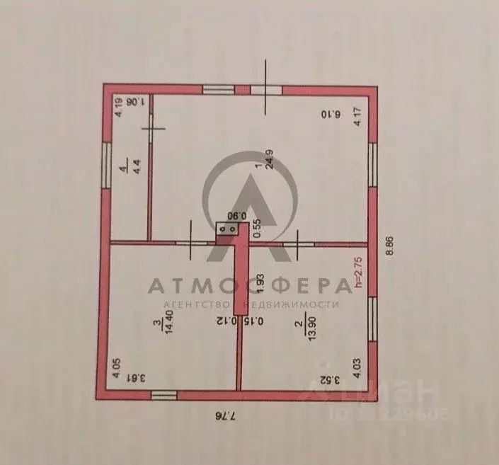 Дом в Краснодарский край, Апшеронский район, Мезмайское с/пос, ... - Фото 2