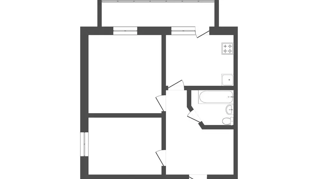 2-комнатная квартира: Тюмень, Широтная улица, 92к1 (47 м) - Фото 1