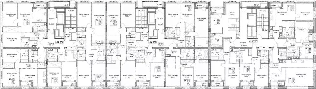 1-к кв. Нижегородская область, Нижний Новгород ул. Максима Горького, ... - Фото 2