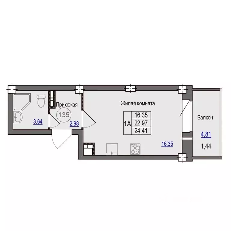 1-к кв. Псковская область, Псковский район, Завеличенская волость, д. ... - Фото 1