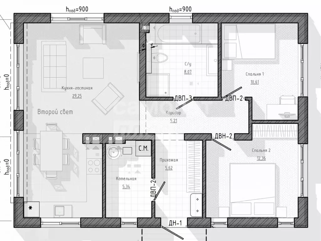 Дом в Алтайский край, Барнаул городской округ, пос. Ягодное ул. ... - Фото 2
