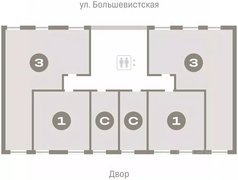 3-к кв. Новосибирская область, Новосибирск Европейский Берег мкр,  ... - Фото 0