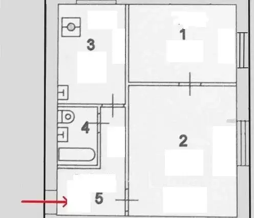 2-к кв. Тульская область, Тула ул. Кутузова, 132 (51.0 м) - Фото 1