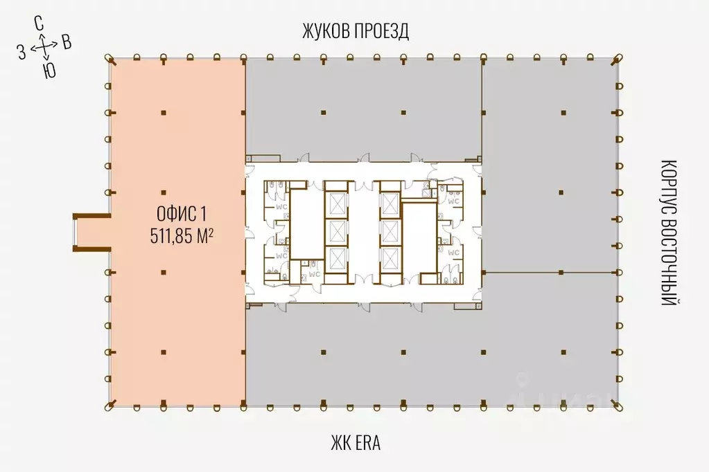Офис в Москва проезд Жуков, вл8 (512 м) - Фото 1