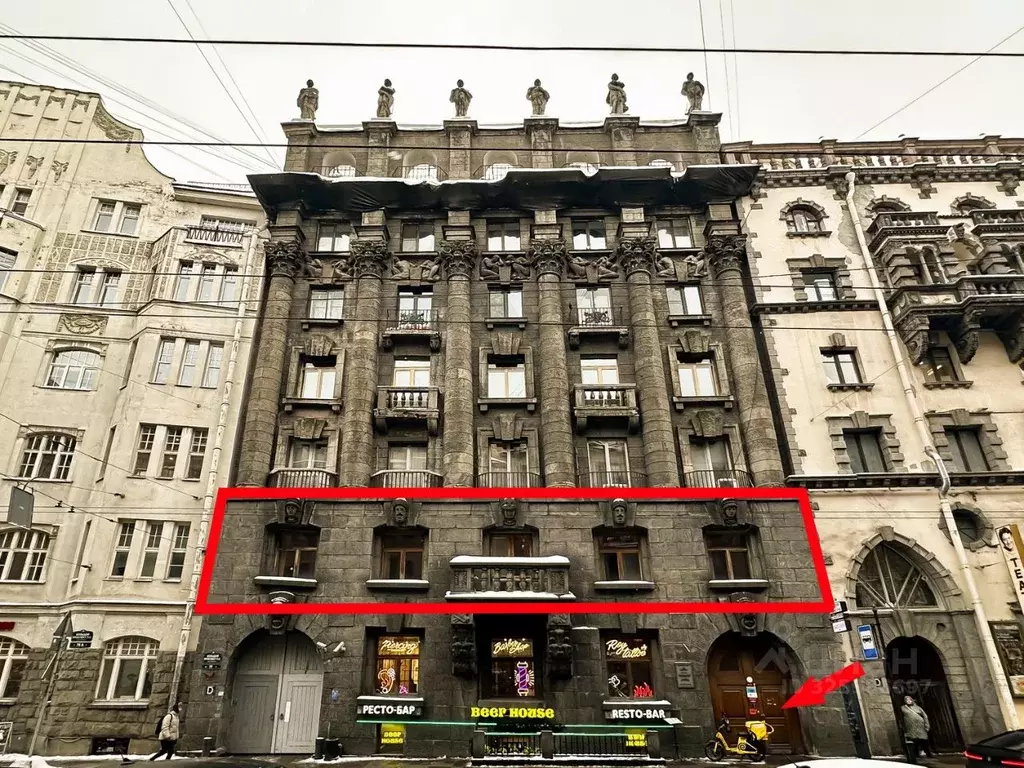 Помещение свободного назначения в Санкт-Петербург просп. Большой ... - Фото 2