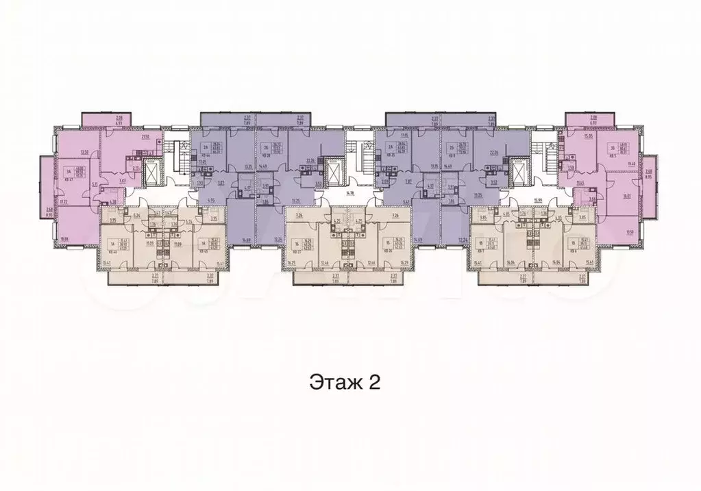 1-к. квартира, 43,6 м, 2/5 эт. - Фото 1