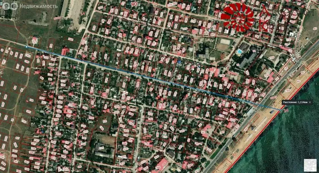 Участок в Береговое, Курская улица (9.9 м) - Фото 0