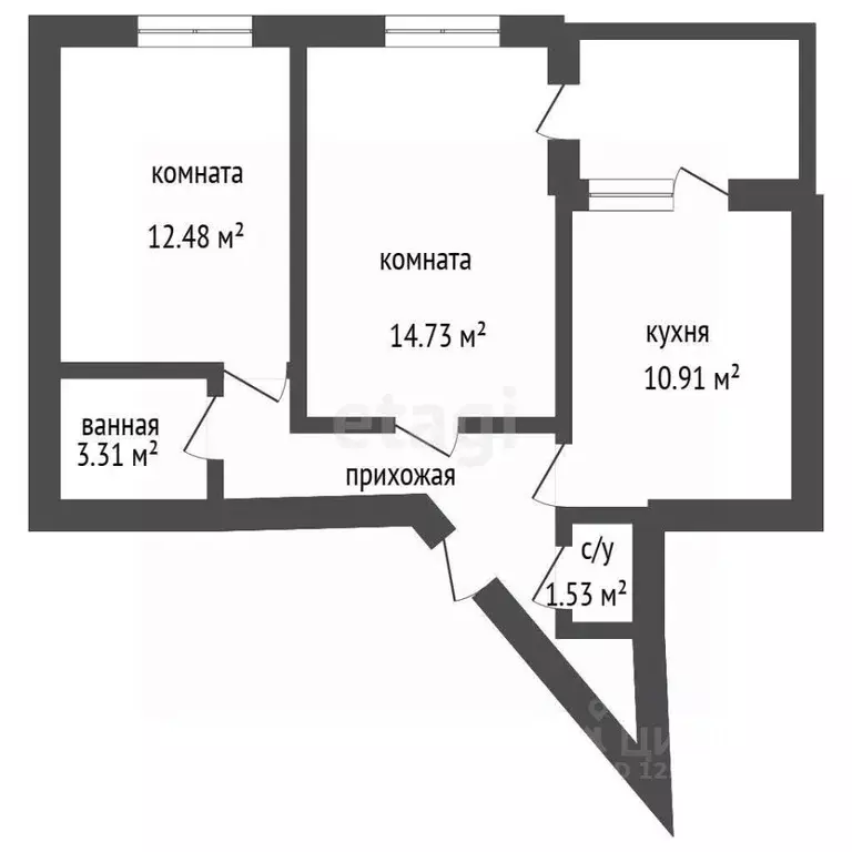 2-к кв. Воронежская область, Воронеж ул. 121-й Стрелковой Дивизии, 50А ... - Фото 2