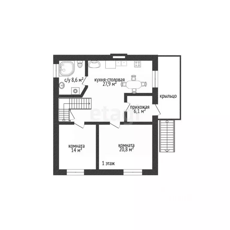 Дом в Краснодарский край, Новороссийск Цемдолина тер., ул. Холмистая, ... - Фото 2