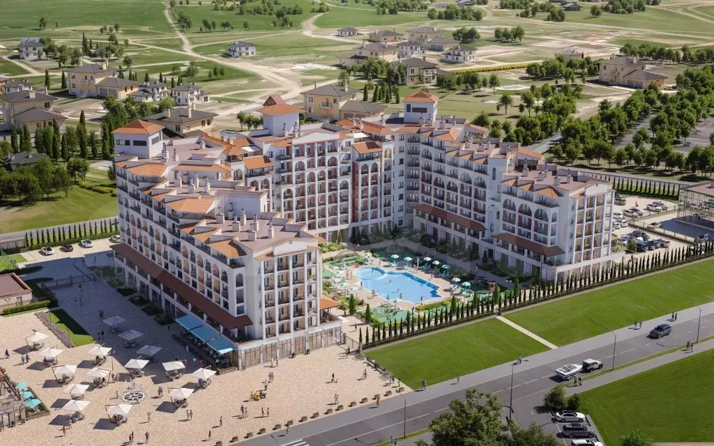 Апартаменты-студия, 42,4 м, 6/7 эт. - Фото 0