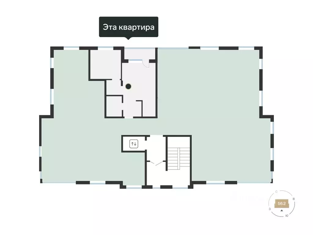 1-к кв. Тюменская область, Тюмень ул. Игоря Комиссарова, 14 (45.03 м) - Фото 0