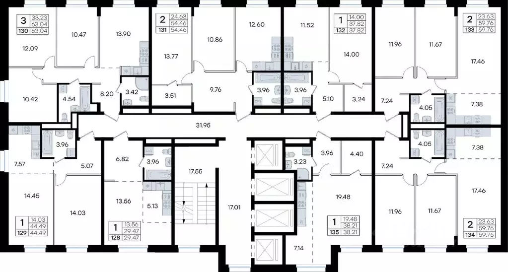 2-к кв. Приморский край, Владивосток ул. Тухачевского, 80 (59.76 м) - Фото 2
