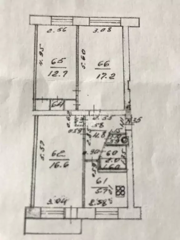 комната кировская область, киров ул. сутырина, 20 (30.6 м) - Фото 1