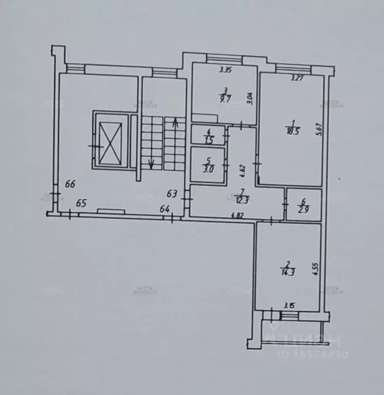 2-к кв. Калужская область, Калуга ул. Георгия Димитрова, 8 (62.2 м) - Фото 0