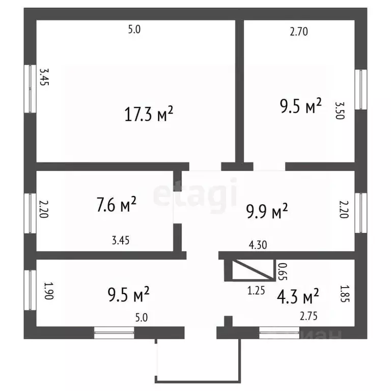 Дом в Воронежская область, Анна пгт ул. Красноармейская, 107 (58 м) - Фото 2