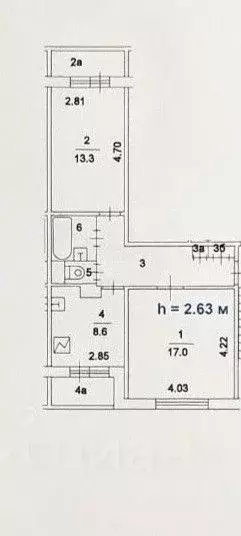 2-к кв. Москва ул. Знаменские Садки, 5К1 (52.1 м) - Фото 2