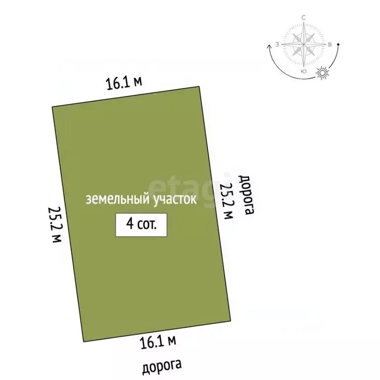 Участок в Ростовская область, Мясниковский район, Краснокрымское ... - Фото 2