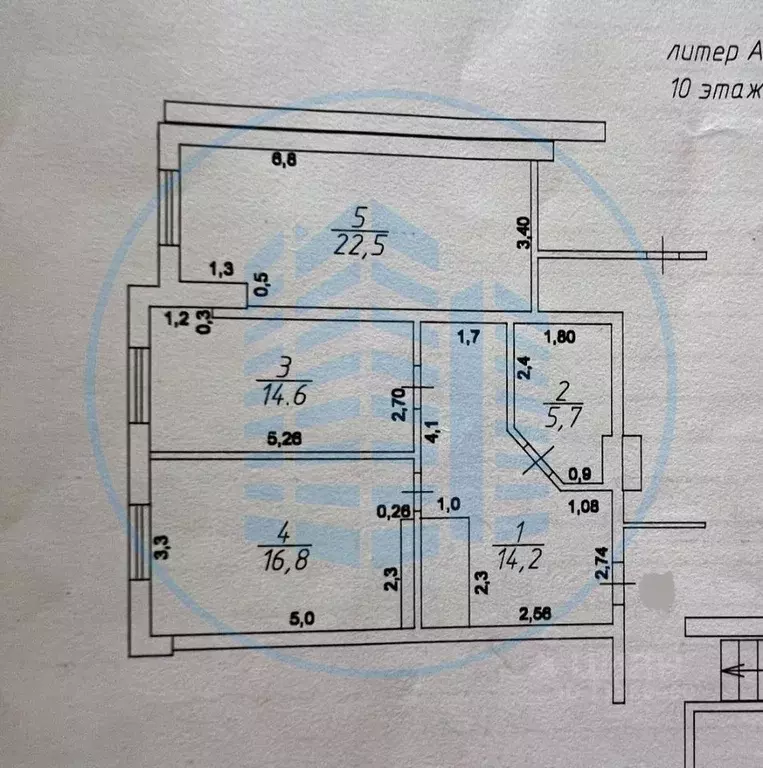 2-к кв. Ставропольский край, Ессентуки Новопятигорская ул., 1/1 (73.8 ... - Фото 1