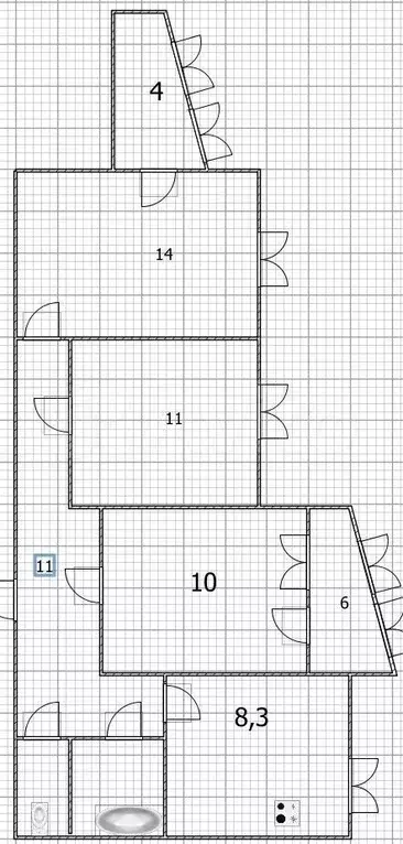 3-к. квартира, 64 м, 8/9 эт. - Фото 0