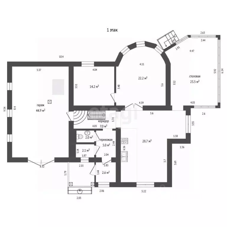Дом в Смоленская область, Смоленск ул. Генерала Руссиянова, 4В (349 м) - Фото 2