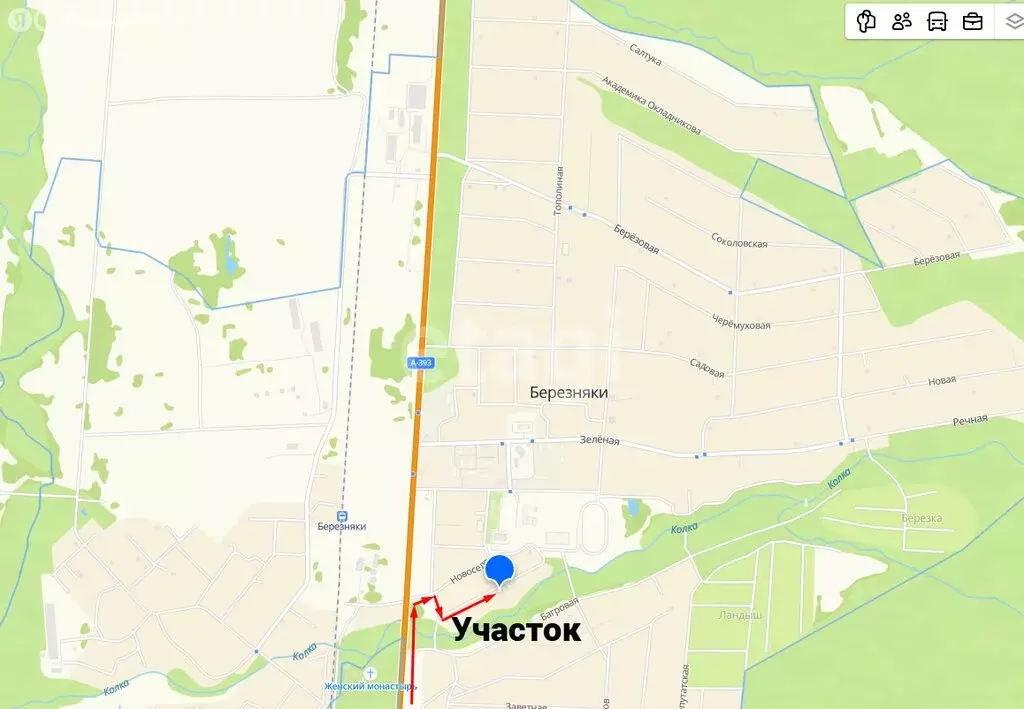 Участок в село Березняки, улица Красных Зорь (8.14 м) - Фото 2