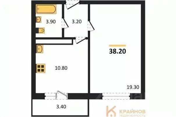 1-к кв. Воронежская область, Воронеж ул. Шидловского, 22 (38.2 м) - Фото 0