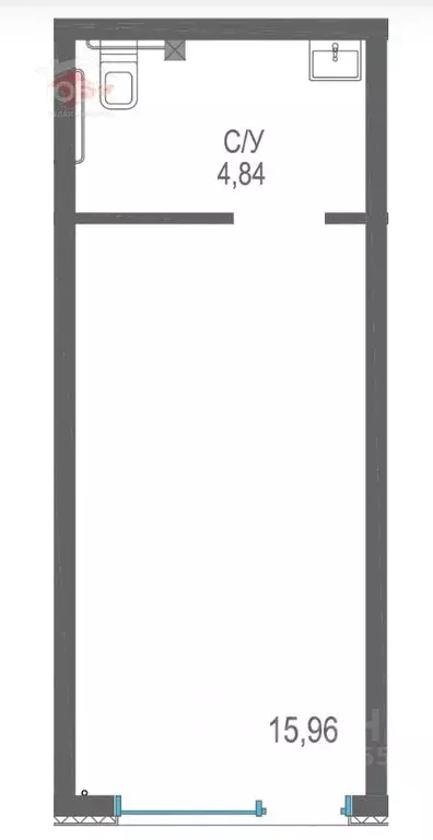 Студия Крым, Сакский район, Лесновское с/пос, с. Прибрежное пер. ... - Фото 1