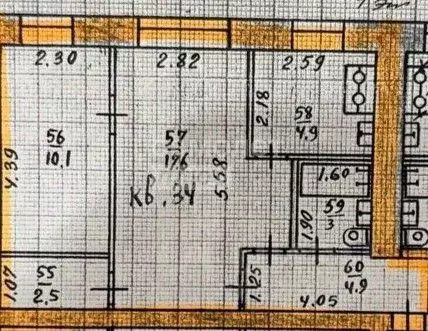 2-к кв. Нижегородская область, Богородск Комсомольская ул., 22 (43.0 ... - Фото 2